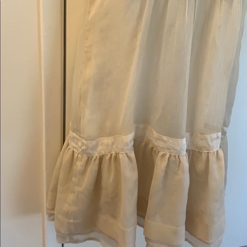 Delias cream sleeveless tank dress straight S - Picture 6 of 11